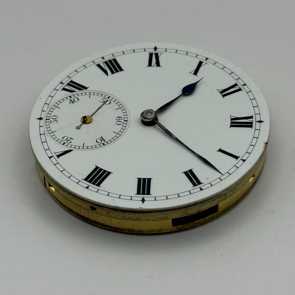 IWC Peerless Pocket Watch Movement Open Face High Grade S&Co Parts 39.9mm