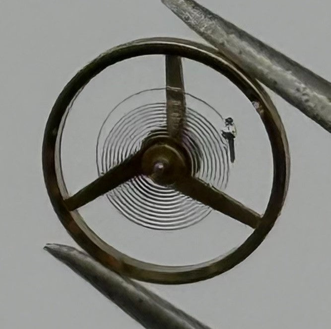 AS 1977-2 Balance Wheel Complete And Spring Renata 1831 Watch Movement Parts NOS