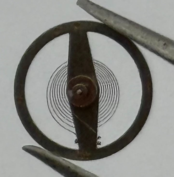 Brac Balance Wheel Complete And Spring 8¾’’’ Renata Watch Movement Parts NOS