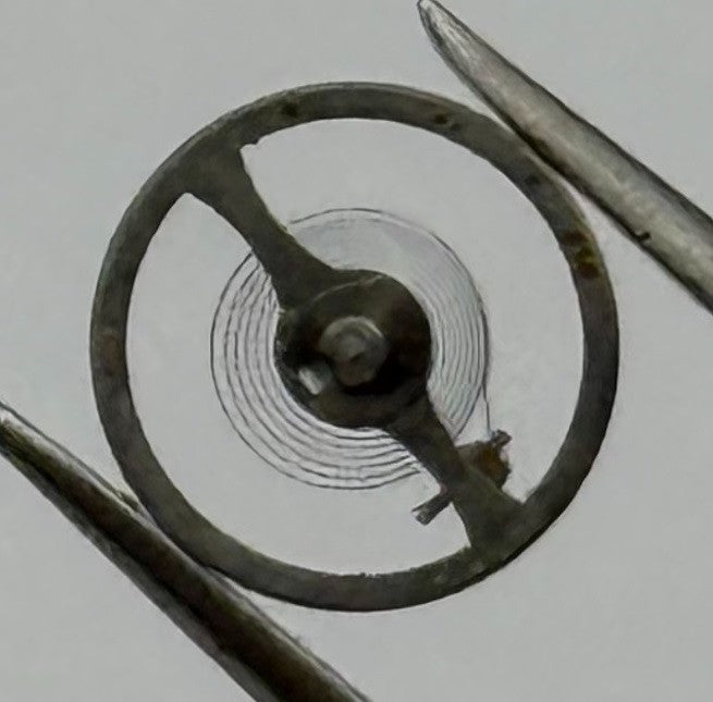 Oris 280 410 Balance Wheel Complete And Spring Renata 330 M Watch Movement Parts