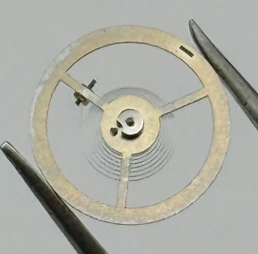 EB 8350 8356-66 Balance Wheel Complete And Spring 5053 Watch Movement Parts NOS