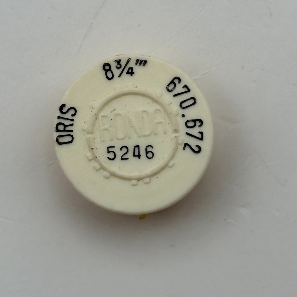 Oris 670 672 Balance Wheel Complete And Spring 8¾’’’ 5246 Watch Movement Parts