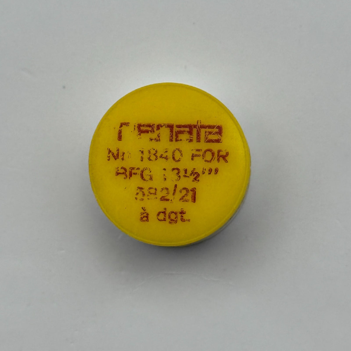 BFG 582/21 Balance Wheel Complete And Spring 13½’’’ 1840 Watch Movement Parts