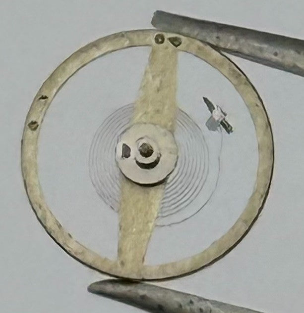Femga 45 Balance Wheel Complete And Spring 5½’’’ 1615 M Watch Movement Parts NOS