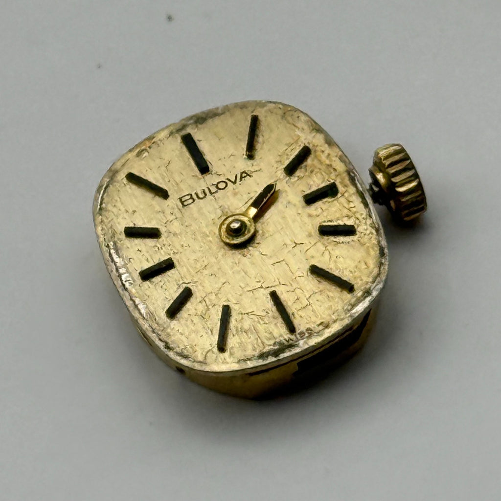 Bulova 5BD Watch Movement Running Ladies 17 Jewels Swiss Parts Repair 13mm