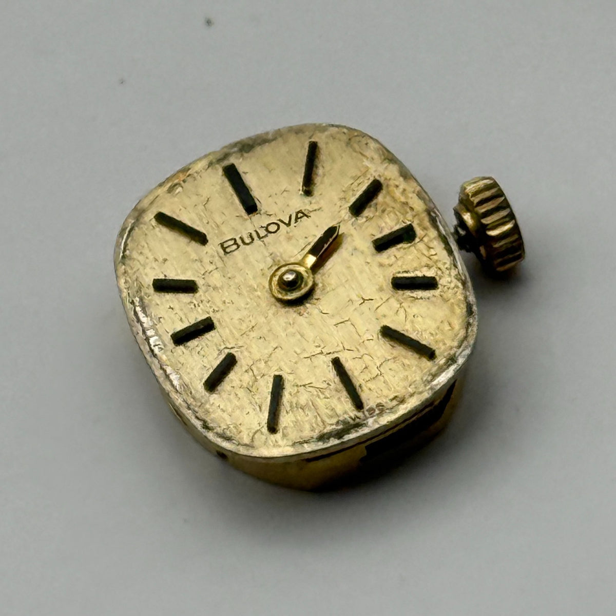 Bulova 5BD Watch Movement Running Ladies 17 Jewels Swiss Parts Repair 13mm