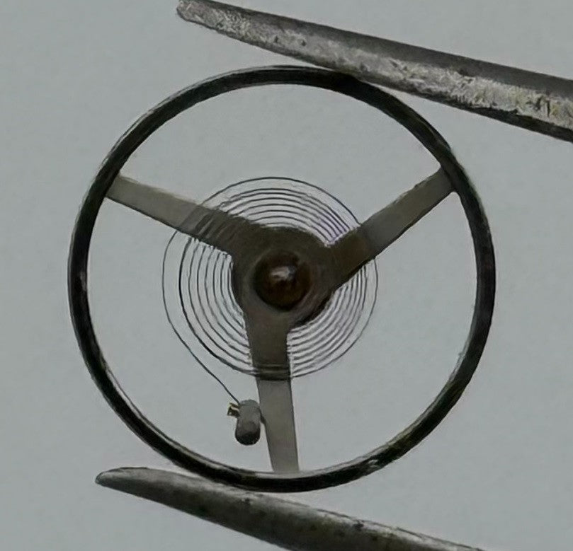 MST 410 Inca Balance Wheel Complete And Spring Renata 809 M Watch Movement Parts