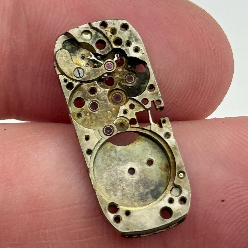 Rolex Size M Watch Movement Patented Main Plate Manual Wind Vintage Parts 10mm 