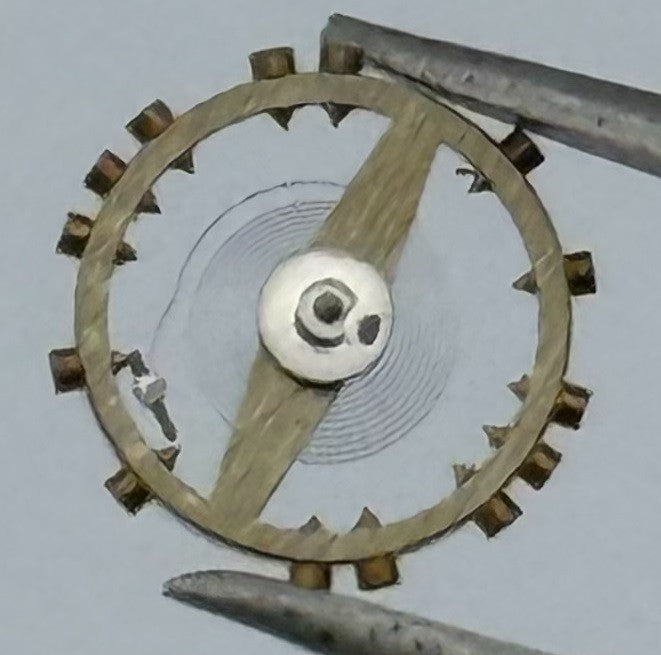 Femga 45 Balance Wheel Complete And Spring 5½’’’ 1006 M Watch Movement Parts NOS