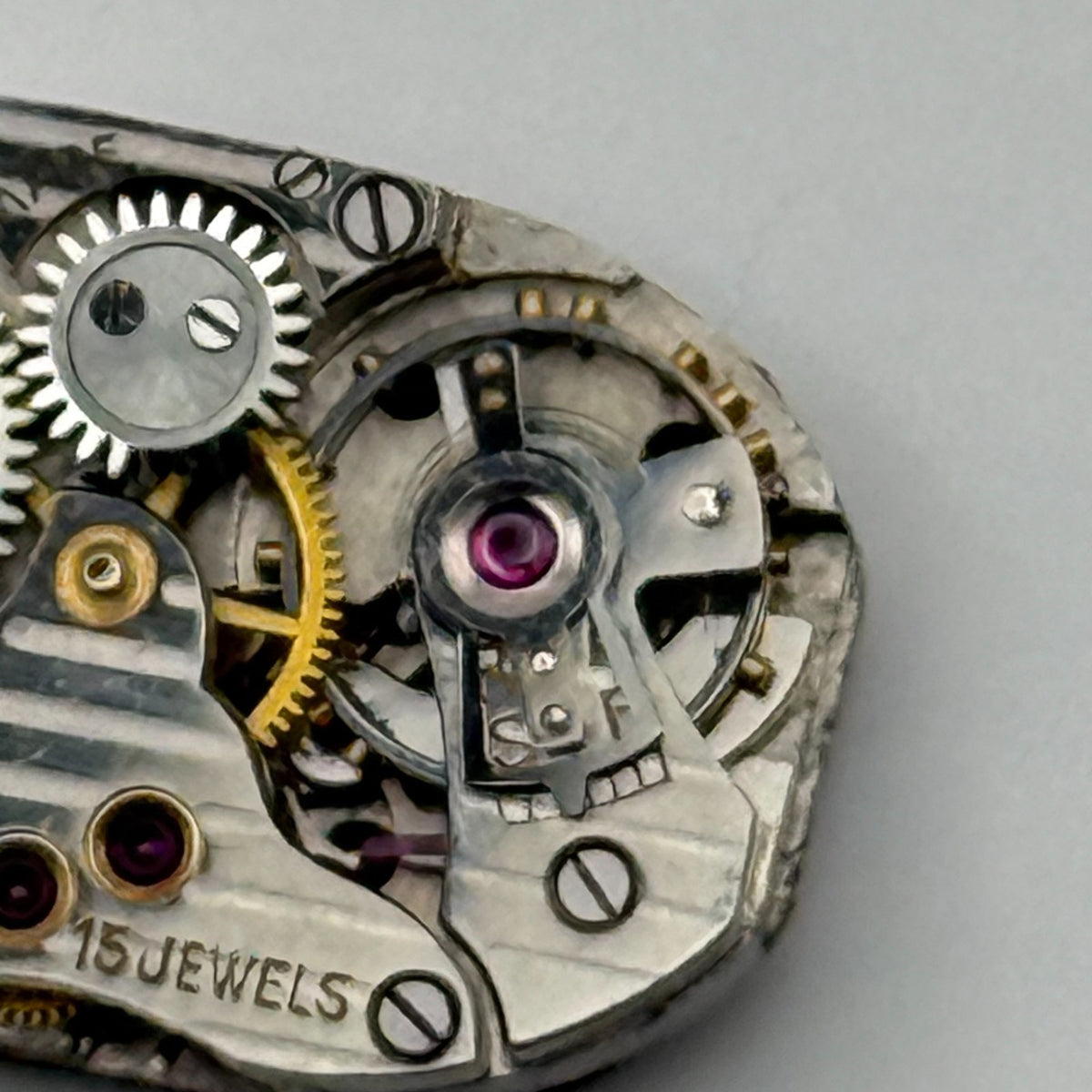 Ariste Racine Watch Movement Trebex 15J Swiss Manual Wind Parts Repair 12.7mm