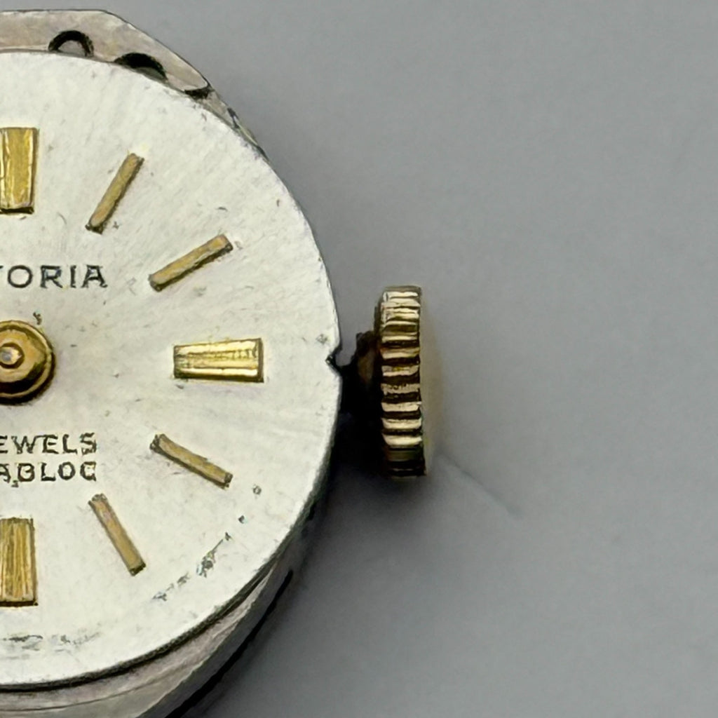 PUW 1075 Watch Movement Running Astoria 17 Jewels Swiss Manual Wind Parts 12.9mm