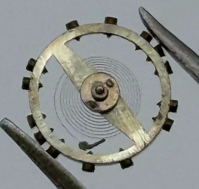 AS 976 1012 Balance Wheel Complete And Spring Renata 29 Watch Movement Parts NOS