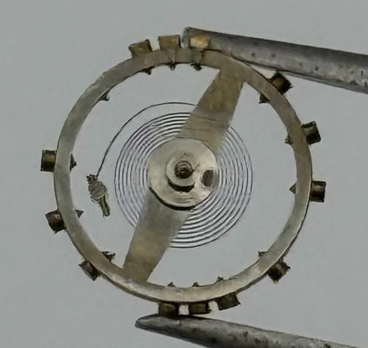 AS 655 Balance Wheel Complete And Spring 5¼’’’ Renata 22 Watch Movement Parts