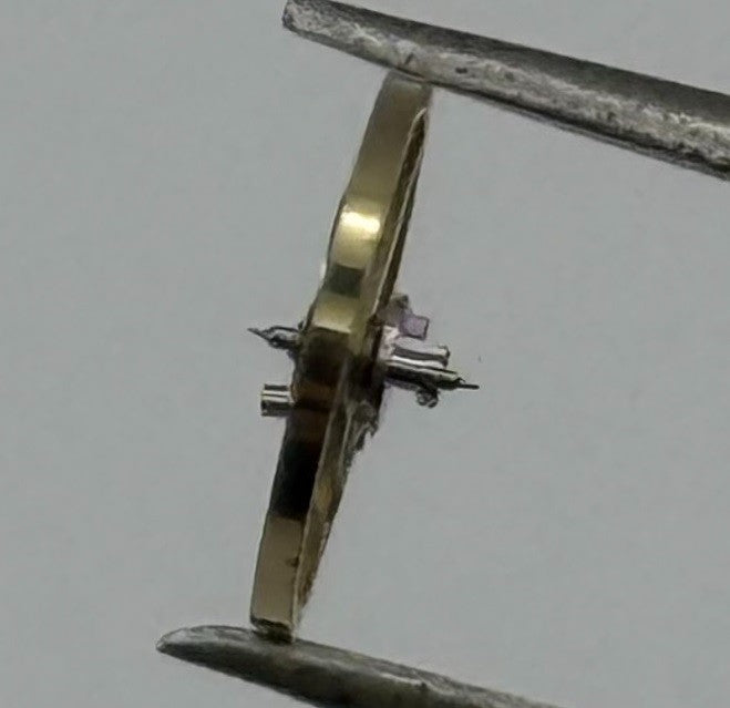 AS 1977 Balance Wheel Complete And Spring 5½’’’ 1740 M Watch Movement Parts NOS