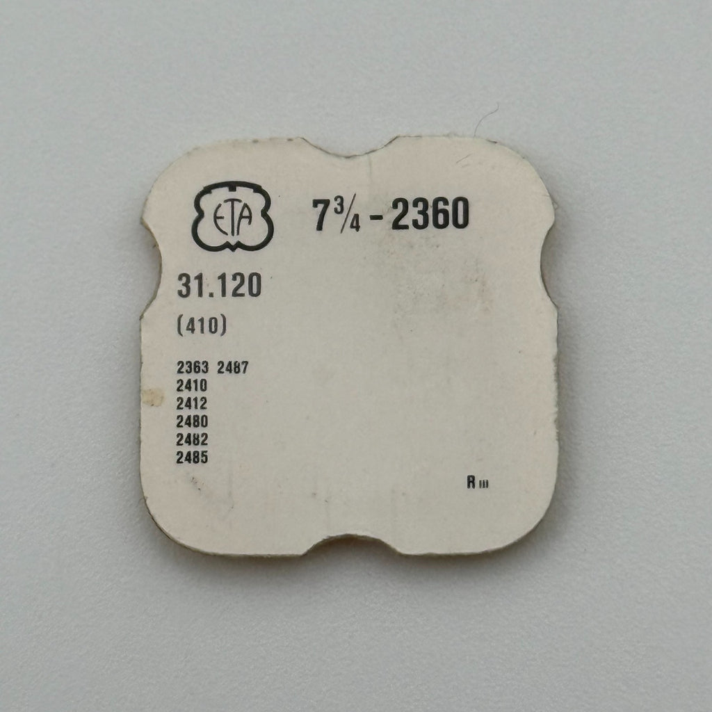 ETA 2360 Winding Pinion - 7 3/4 - 410 - New Old Stock - Watch Parts