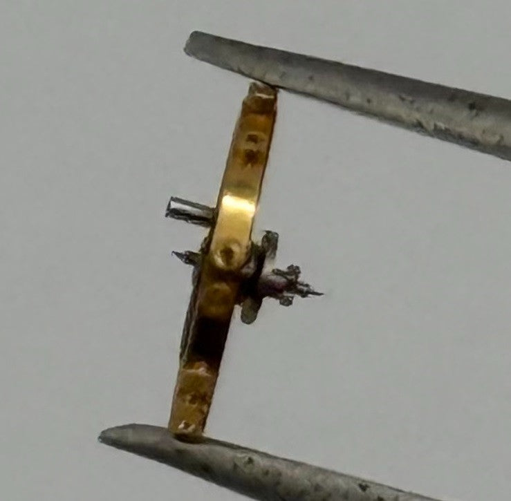 FEF 6620 Balance Wheel Complete And Spring 5½’’’ 1450 M Watch Movement Parts NOS