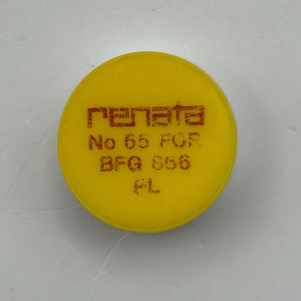 BFG 866 PL Balance Wheel Complete And Spring Renata 65 Watch Movement Parts NOS