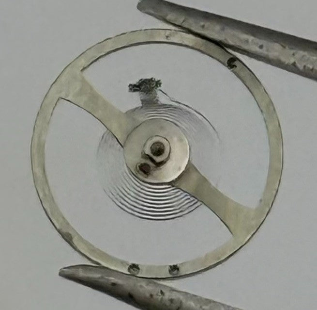 Durowe 72 Balance Wheel Complete And Spring 1534 M Watch Movement Parts NOS