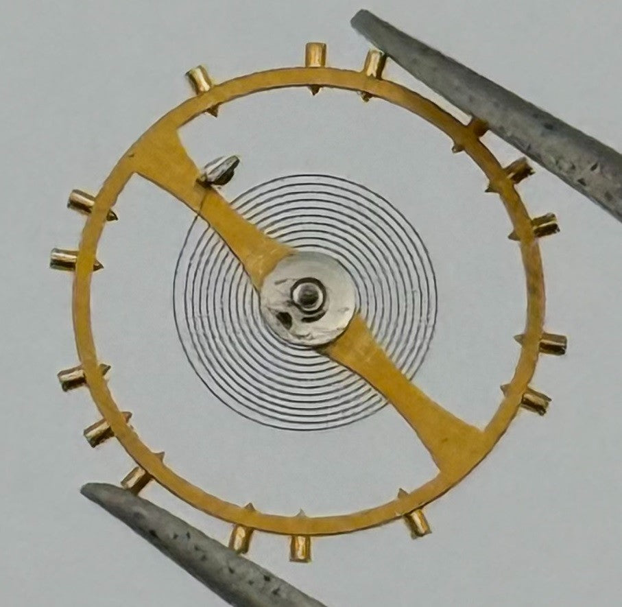 AS 1649 Balance Wheel Complete And Spring 11½’’’ 1663 Watch Movement Parts NOS