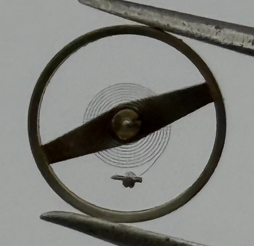 Amida 580 585 Balance Wheel Complete And Spring 1389 Watch Movement Parts NOS