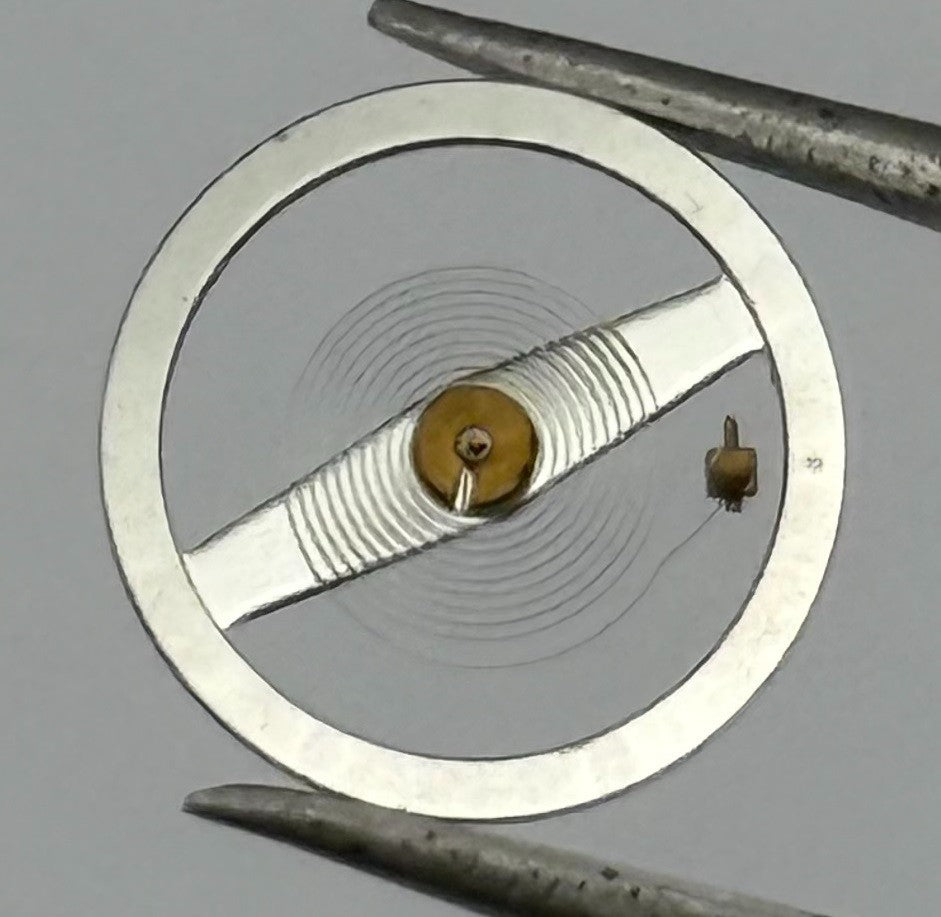 RL Rax 1013 1237 Balance Wheel Complete And Spring 1679 Watch Movement Parts NOS