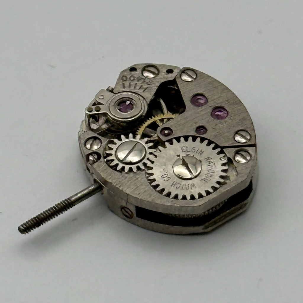 PUW 1175 Watch Movement Elgin Watch 17J Swiss Manual Wind Parts Repair 12.9mm