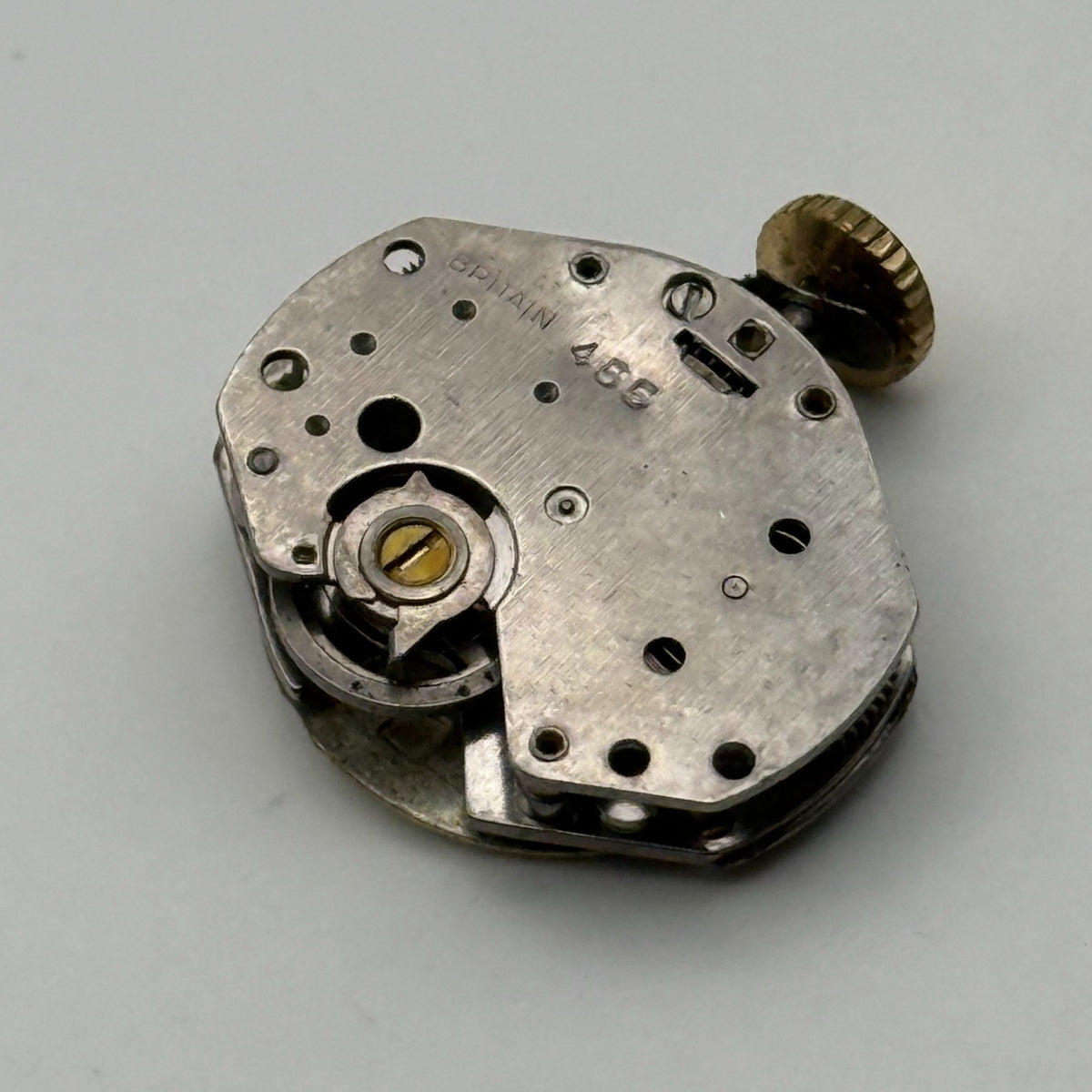 Timex 456 Watch Movement Great Britain Vintage Manual Wind Parts Repair 18mm