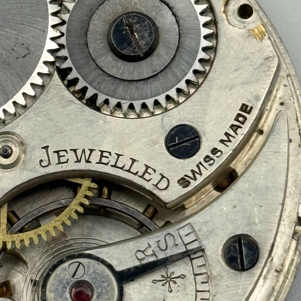 Thomas Russell & Son ? Pocket Watch Movement - Jewelled Swiss For Parts - 42.9mm