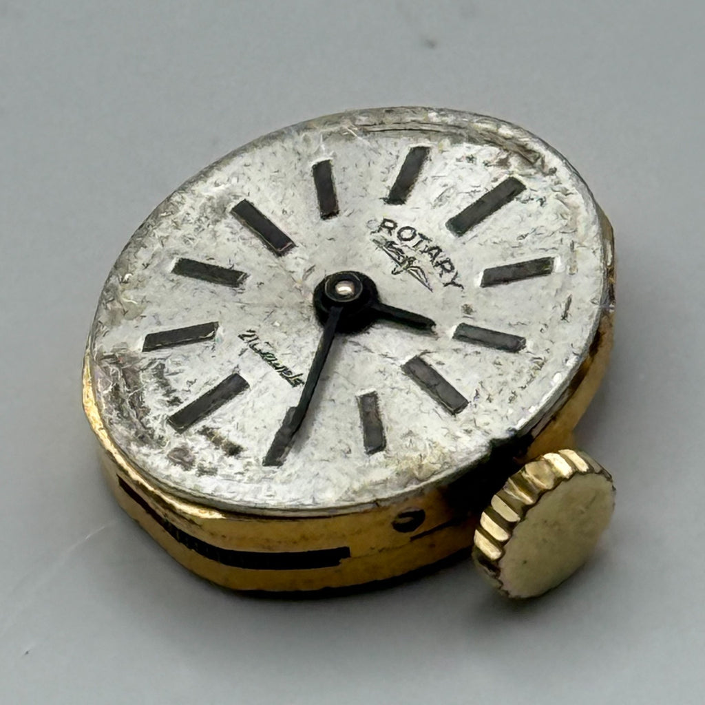 AS 1777 Watch Movement A. Schild Rotary Swiss 21 Jewels Manual Wind Parts 12.4mm