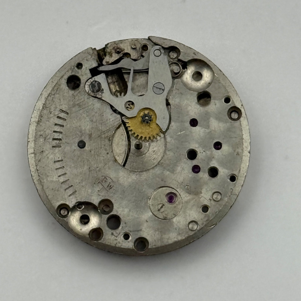 Record 160 RWT Watch Movement - For Parts / Repair