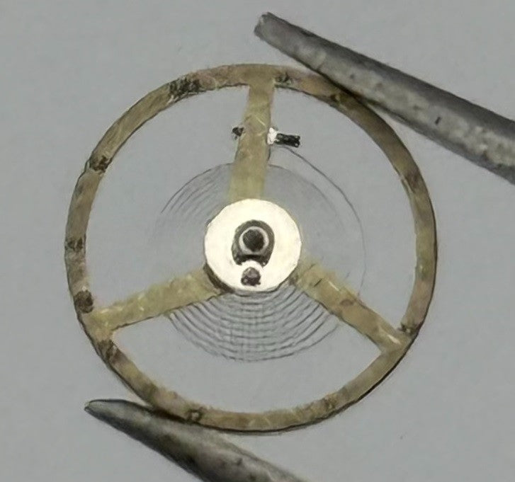 FHF 59-21 Balance Wheel Complete And Spring Renata 1353 Watch Movement Parts NOS