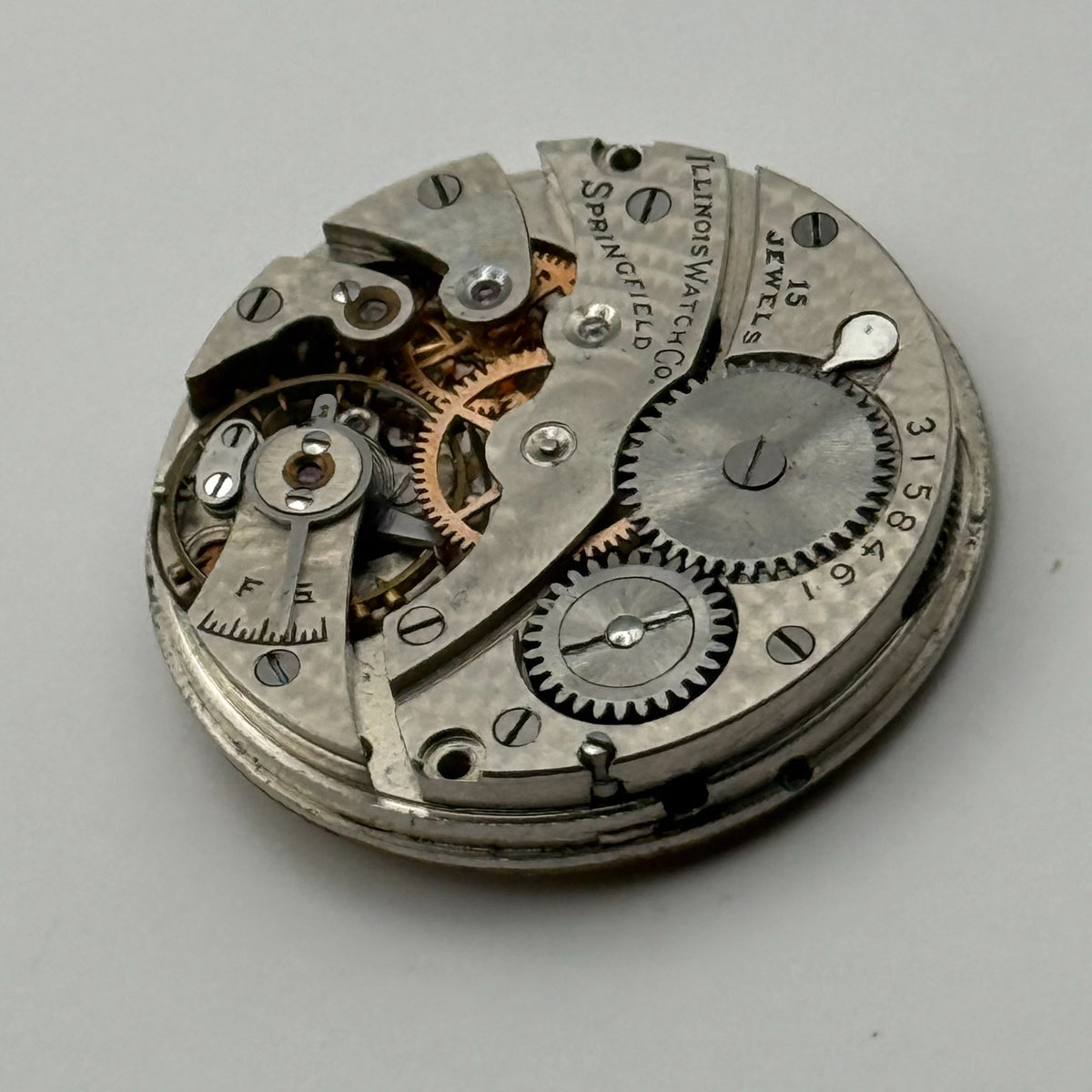 Illinois Grade 903 Watch Movement Model 2 American Antique 6/0s Parts Repair
