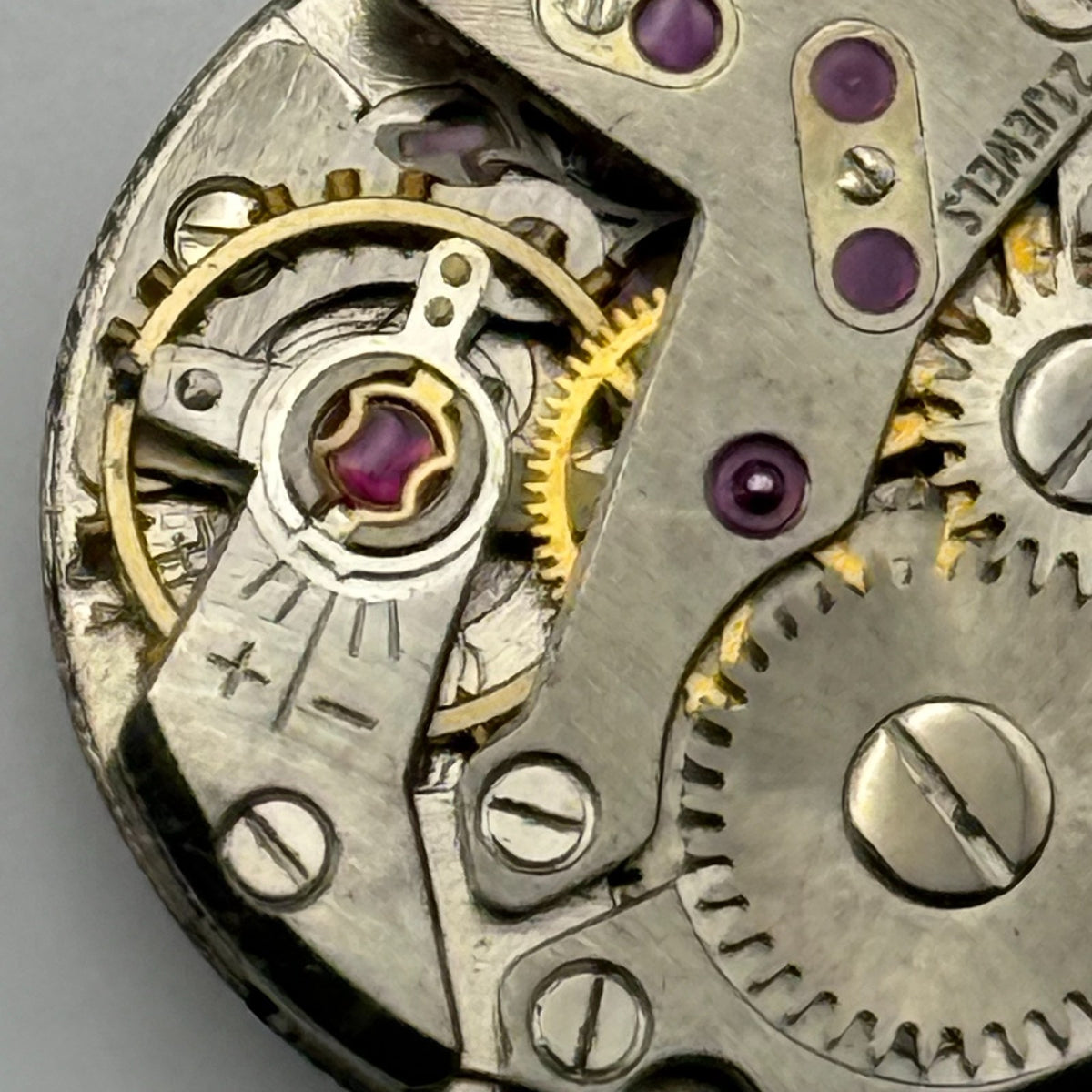 FHF 34 Watch Movement Rotary 21 Jewels Swiss Manual Wind Parts Repair 17.5mm