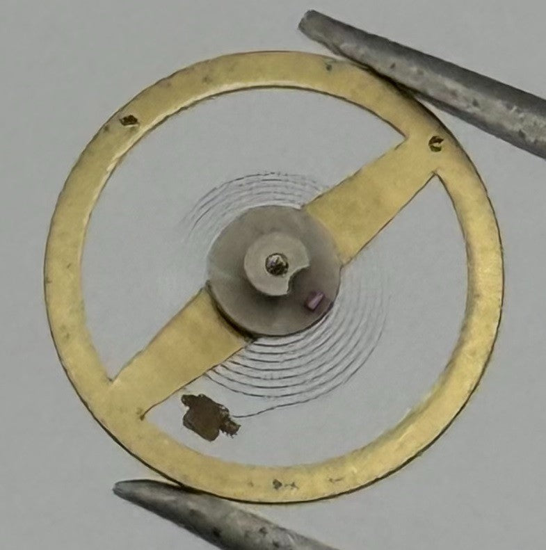 Amida 562 Balance Wheel Complete And Spring 8¾’’’ 874 Watch Movement Parts NOS