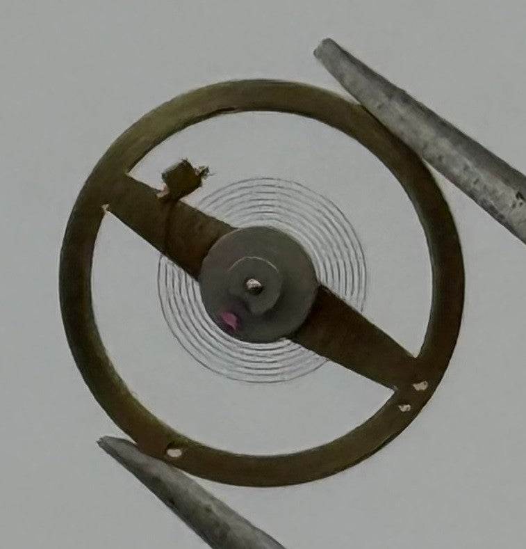 Amida 562 Balance Wheel Complete And Spring 8¾’’’ 874 Watch Movement Parts NOS