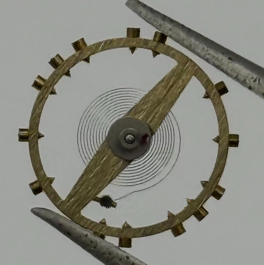 AS 984 Balance Wheel Complete And Spring 10½’’’ 30 M Watch Movement Parts NOS