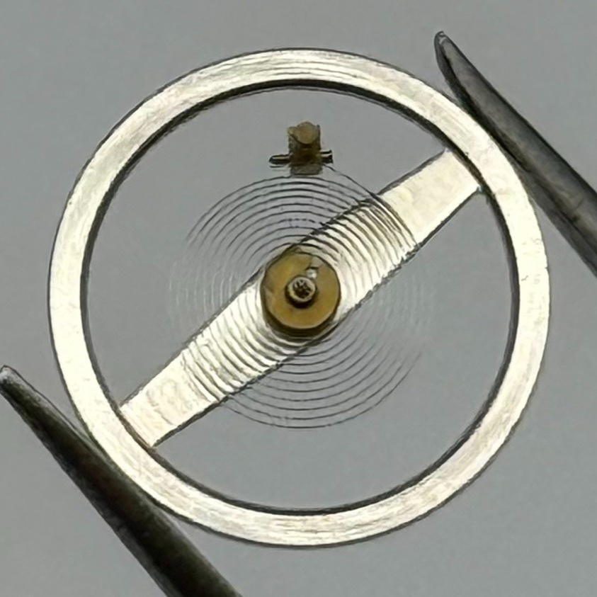 Brac 300 301 Balance Wheel Complete And Spring 1604 Watch Movement Parts NOS