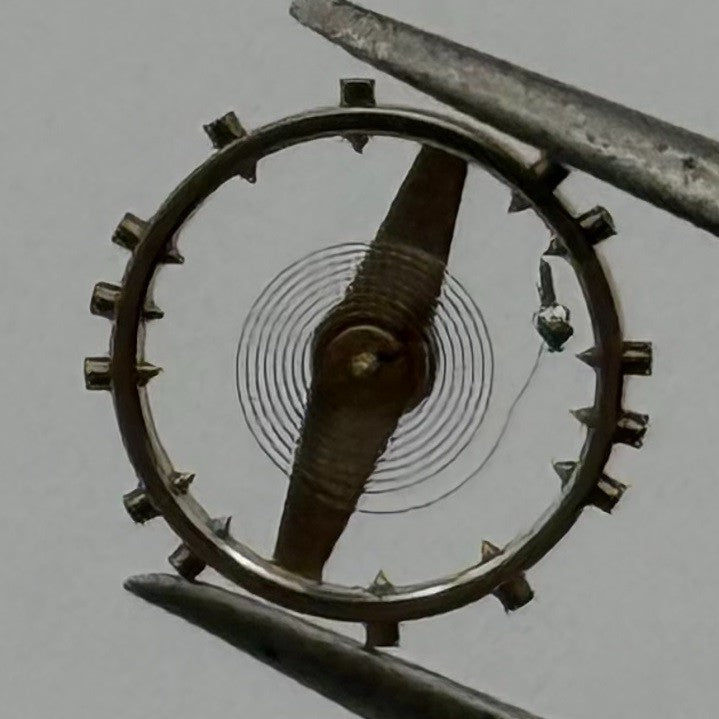 Felsa 4162 Balance Wheel Complete And Spring Renata 1244 M Watch Movement Parts