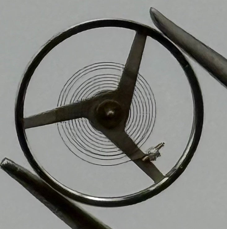 ETA 2512 Balance Wheel Complete And Spring Renata 1112 Watch Movement Parts NOS