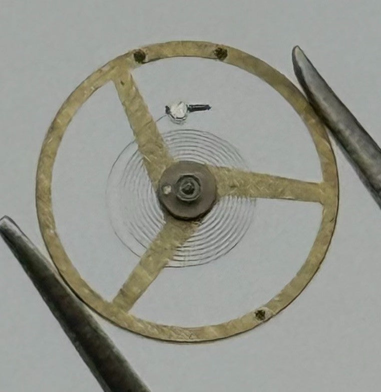 ETA 2512 Balance Wheel Complete And Spring 7¾’’’ 1454 M Watch Movement Parts NOS