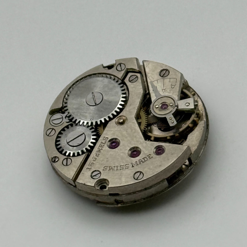 Durowe 40 Watch Movement Avia 15 Jewels Swiss Manual Wind Parts Repair 19.5mm