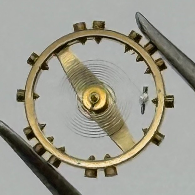 AS 1677 Balance Wheel Complete And Spring Renata 1224 M Watch Movement Parts NOS