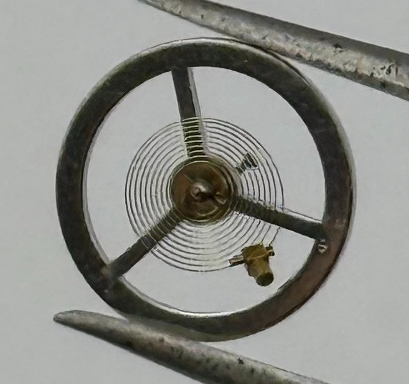 BFG 34 Balance Wheel Complete And Spring 10½’’’ 321 Watch Movement Parts NOS