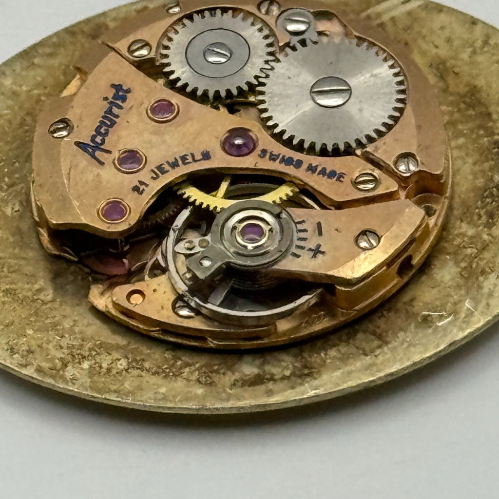 Felsa 4122 Watch Movement Accurist 21 Jewels Running Manual Wind Parts 17.1mm