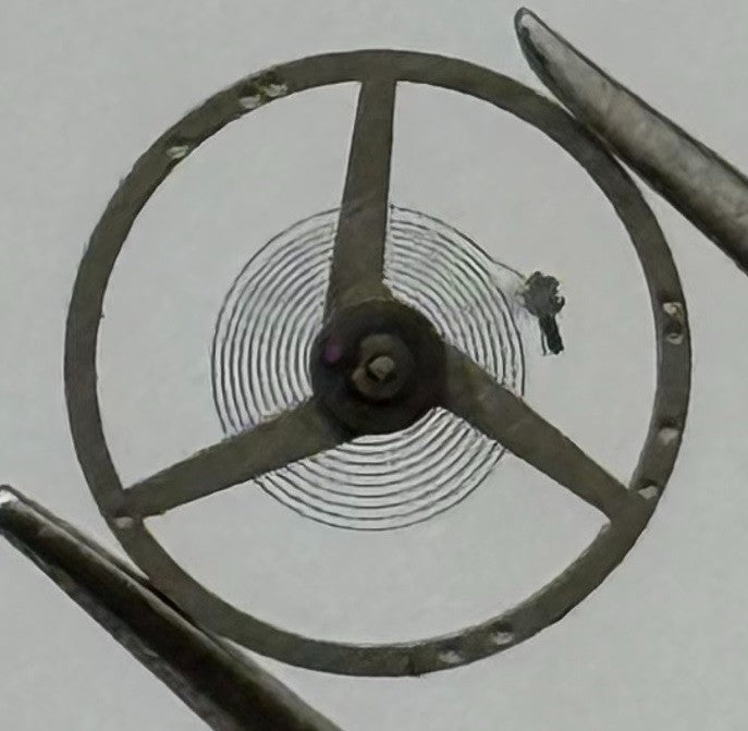ETA 2485 Balance Wheel Complete And Spring Watch Movement Parts Vintage NOS