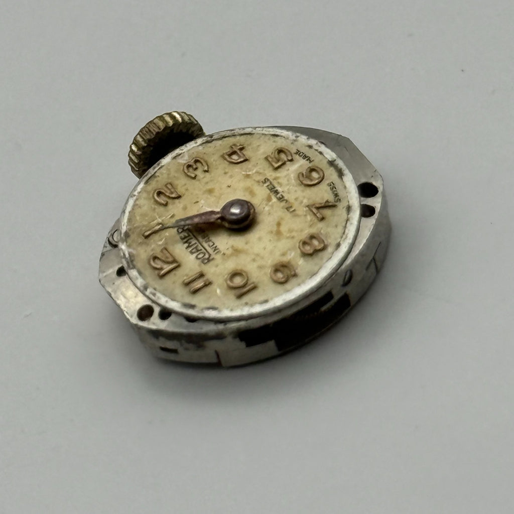 MST 389 Watch Movement Running Roamer 17J Swiss Manual Wind Parts Repair 13.1mm