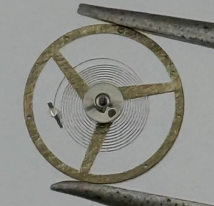 AS 1977-2 Balance Wheel Complete And Spring Renata 1831 Watch Movement Parts NOS