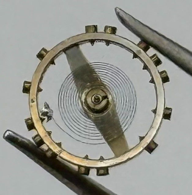 AS 976 1012 Balance Wheel Complete And Spring Renata 29 Watch Movement Parts NOS