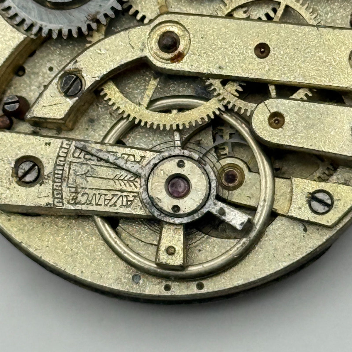 Cylinder Escapement Pocket Watch Movement - Unidentified - Parts / Repair 40mm
