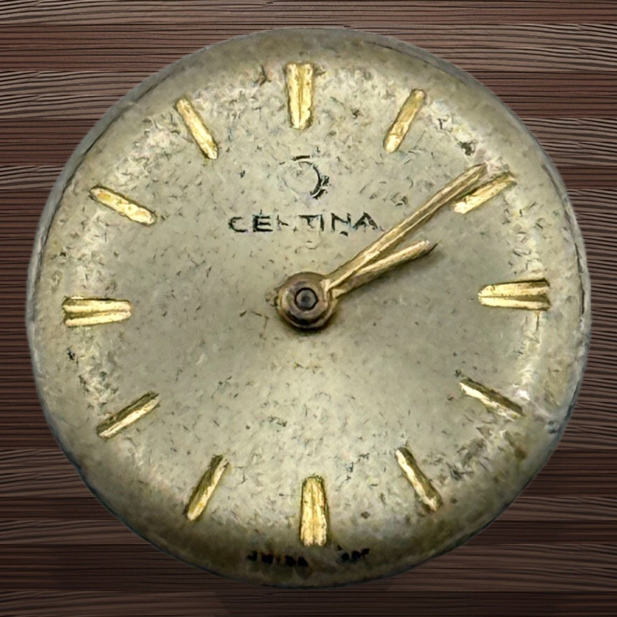 Certina 13-20 Watch Movement Ladies 17 Jewels Running Manual Wind Parts 12.8mm